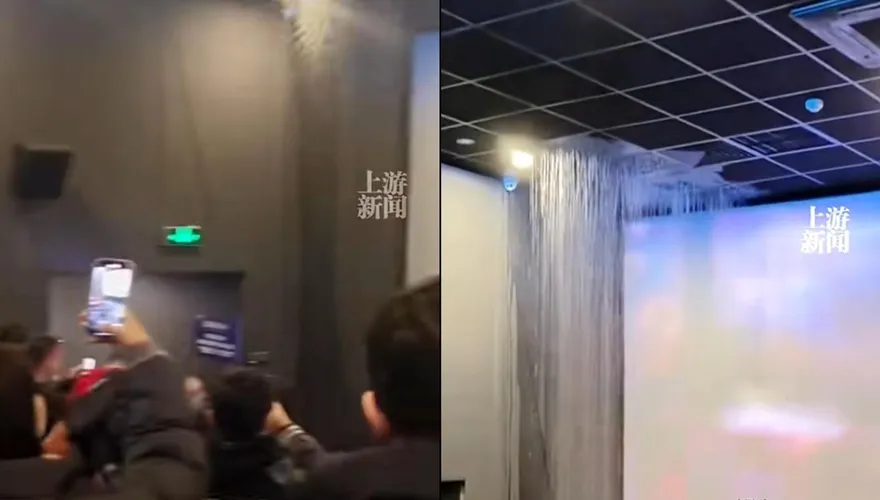 影/秒變沉浸式體驗！看電影《深海》遇屋頂漏水　網友調侃：3D升等5D賺到了