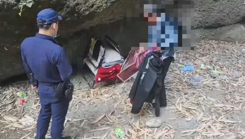 窩居十八羅漢山河谷縫隙2個月！警一句「你不怕嗎？」　男秒搬離野溪