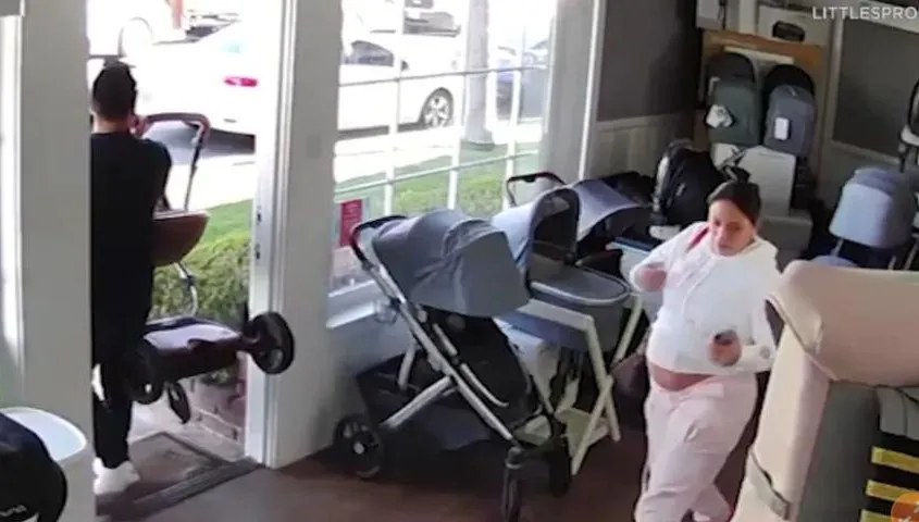 影／準孕婦挑選嬰兒車！下秒走出店家忘記「這動作」　店家氣急報警