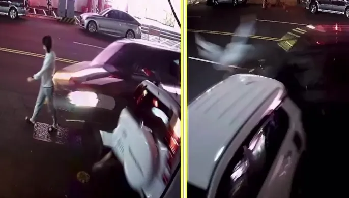 快訊/台中晚間嚴重車禍！轎車衝進麵店…1路人慘遭撞飛