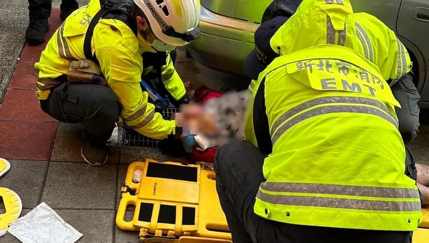 快訊/新北警抓通緝犯！她心急爬窗逃…3樓跌落重傷命危