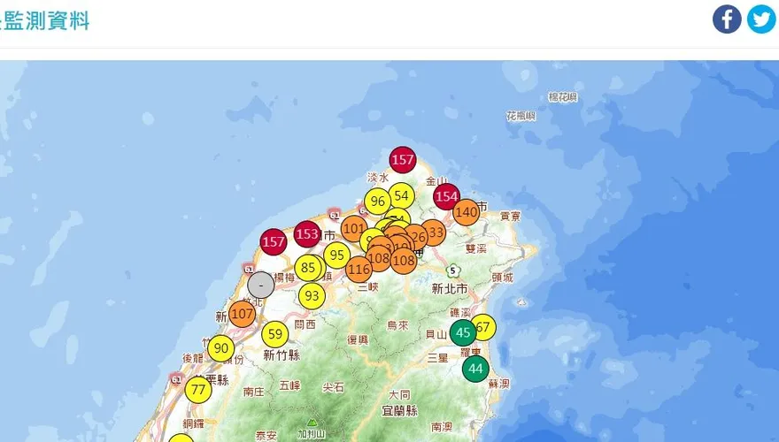 髒空氣來了！冷氣團夾帶「境外物染物」入侵　鄭明典：不要出去淋雨