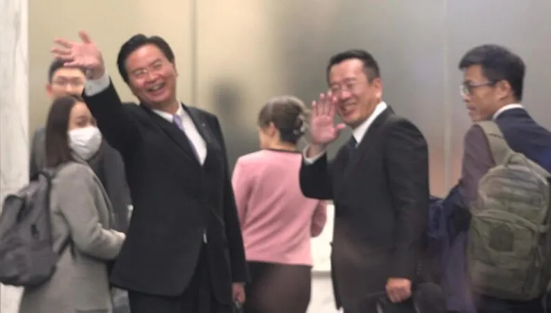 吳釗燮、顧立雄踏進AIT華府總部！　與美助理國務卿會談國安議題