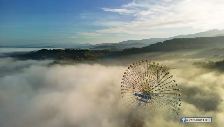 劍湖山摩天輪倘佯雲海之中！攝影達人大方分享拍攝「眉角」