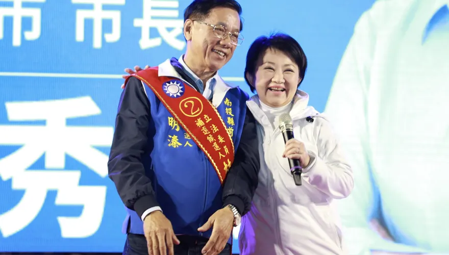 南投選前之夜藍營5首長力挺林明溱　盧秀燕：投出漂亮好球！