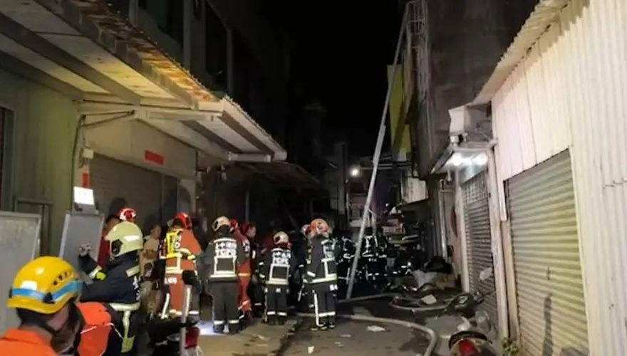 影/台中透天厝半夜失火　祖孫3人身亡