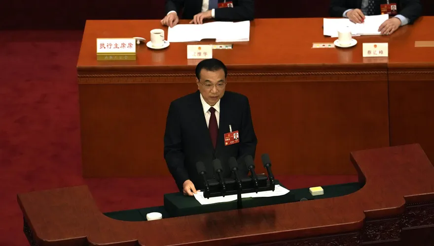 大陸兩會/人大開幕總理工作報告　李克強：今年經濟增長目標約5%