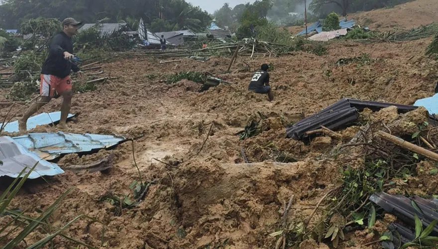 影/印尼島嶼連日大雨引發土石流災情　釀11死逾50人失蹤