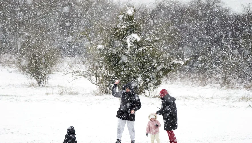 英國3月突下雪　網友驚歎「一夜回冬」