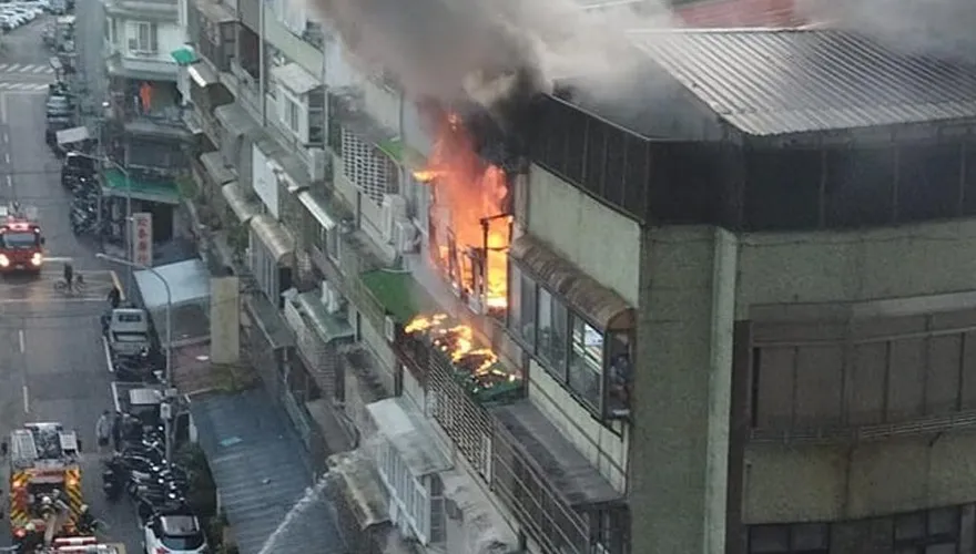 火來了卡緊走！信義區公寓惡火慈父對小姊弟「最後遺言」惹悲　一家人合照再無機會