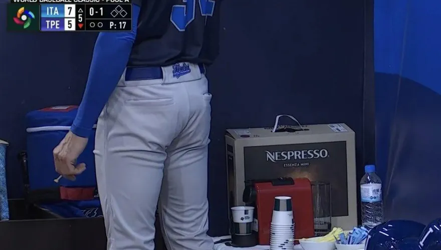 WBC棒球經典賽/喝義式咖啡也沒用！義大利休息區驚見這1物　網笑：以免第7局睡著