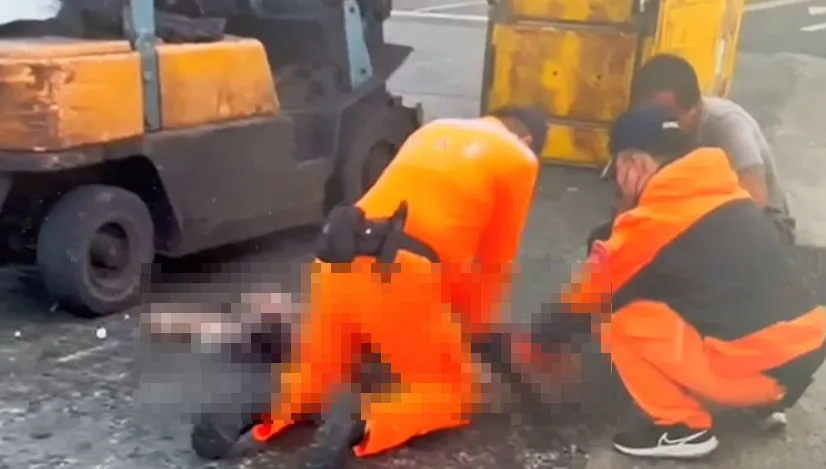 澎湖龍門港死亡意外！堆高機疑視線受阻　撞死貨輪船長