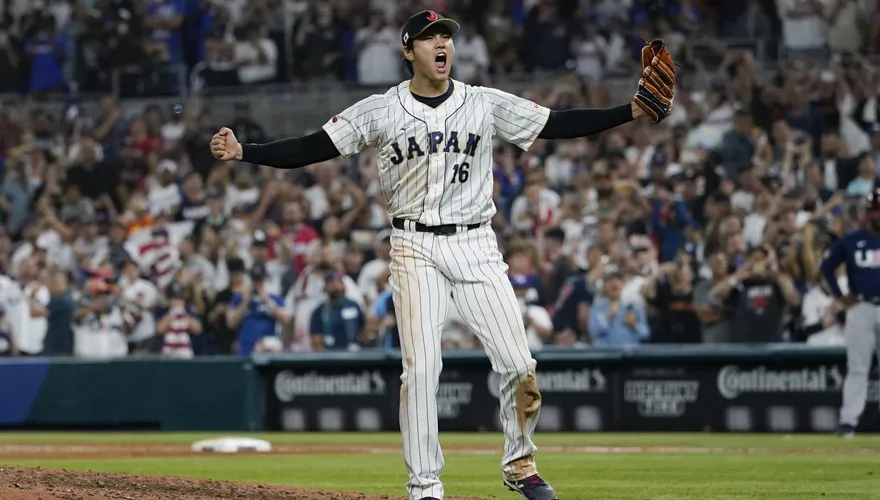 WBC棒球經典賽/三振神鱒！大谷翔平成功關門　日本全勝奪冠