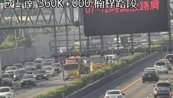 快訊/3車失控追撞…國1北上連環車禍！上班時間「回堵3km」塞爆