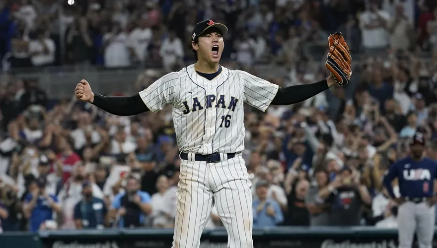 WBC棒球經典賽/大谷翔平「再見三振」霸氣甩帽　美國棒球名人堂永久珍藏