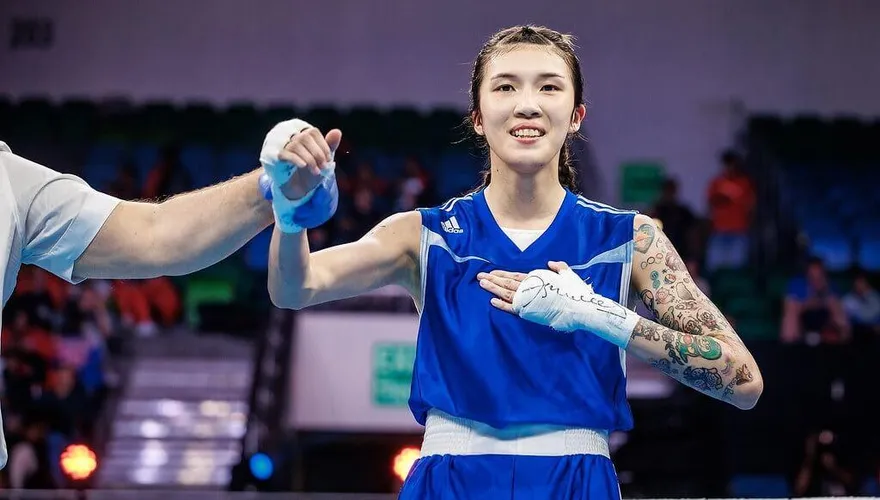 台灣「拳擊女王」！黃筱雯逆轉擊敗泰國好手　勇闖拳擊世錦賽決賽拚金
