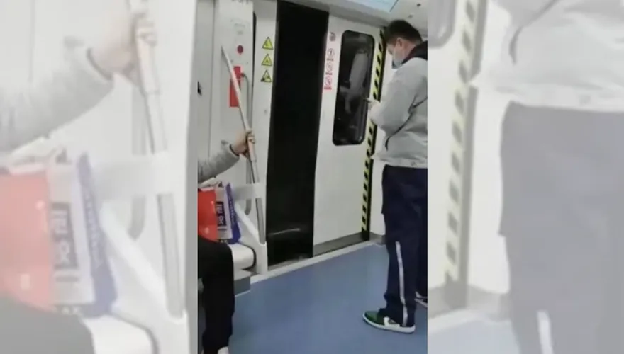 影/大連地鐵開通不足半個月傳車門故障　列車高速行駛時自動打開嚇壞乘客