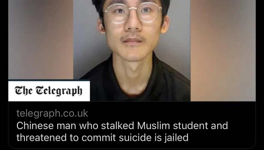 陸籍留學生追求穆斯林女同學被拒竟送豬肉羞辱　遭判坐牢加15年限制令驅逐出境
