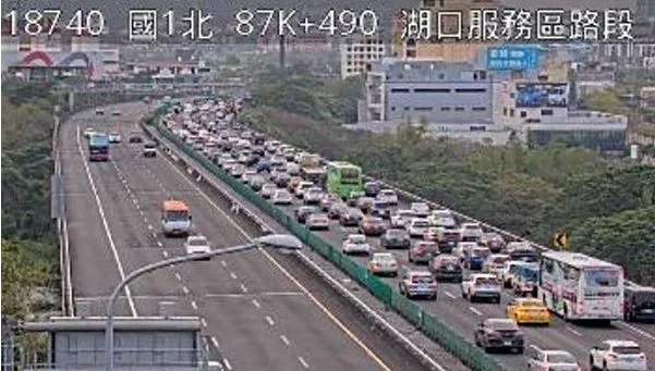 快訊/連假第2天爆掃墓車潮！國1「回堵18km」淪大型停車場　地雷路段曝