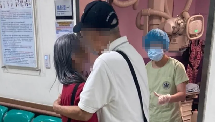 瓊瑤劇是真的！雲林阿公不捨老伴車禍　飛奔醫院緊抱「我來了、別怕」
