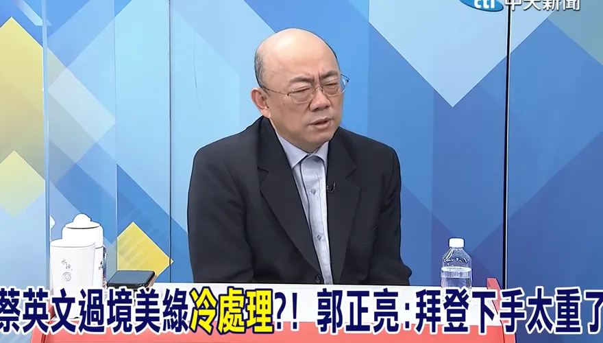 影/馬英九赴陸「驚句不斷」民進黨慌了？郭正亮：拜登對蔡英文下手太重