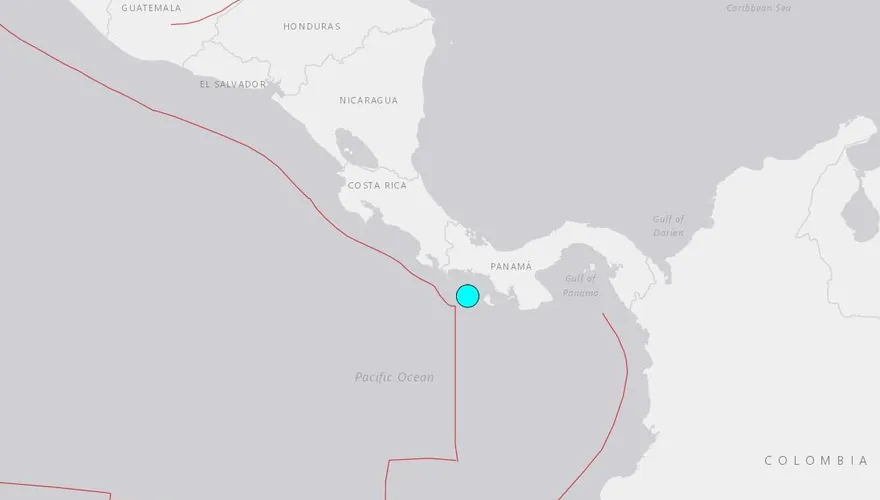 巴拿馬外海規模6.3地震　境內各地有感所幸無傷亡傳出