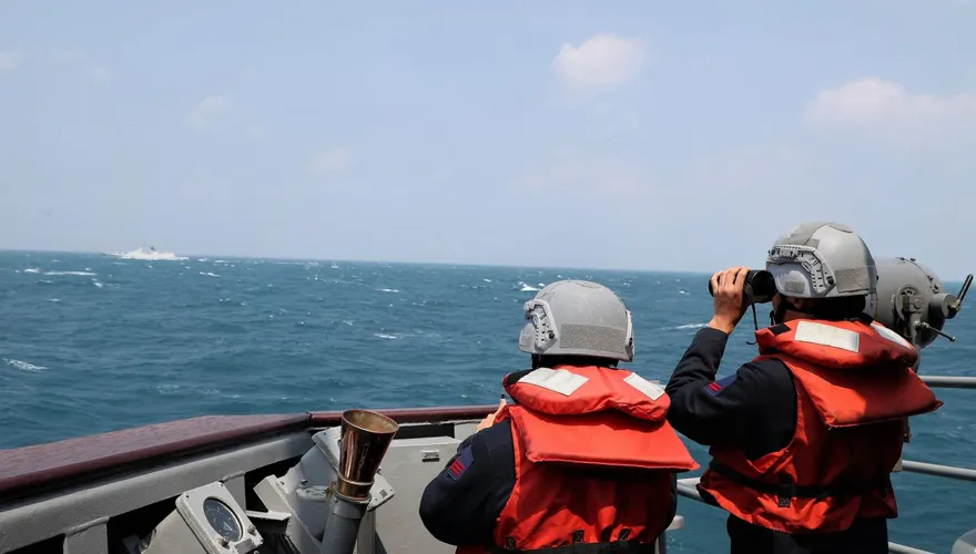 環台軍演落幕　國軍偵獲對岸8軍艦仍在台海周圍活動