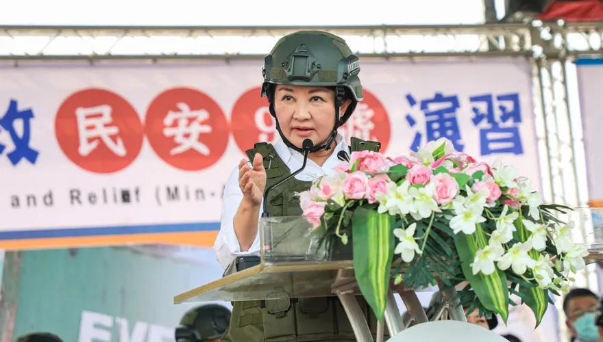 美方4度秀善意！民安演習奠定盧秀燕「這地位」 網超激動