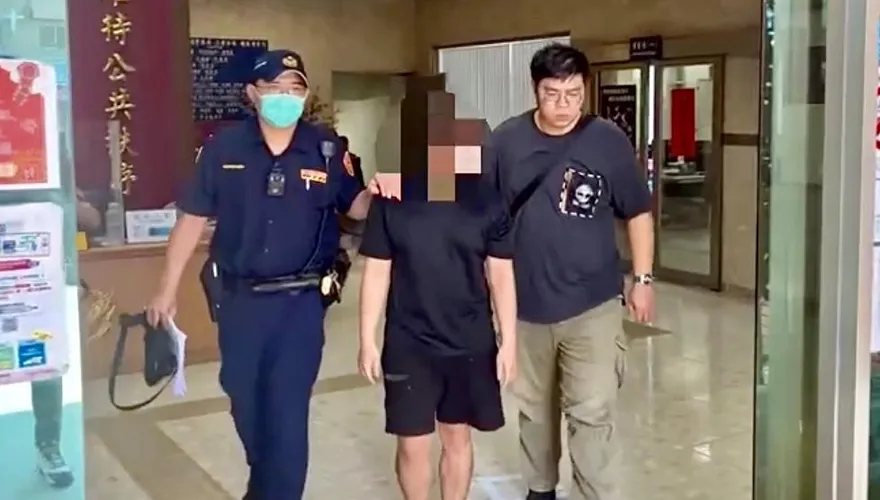 快訊/印尼女移工全裸陳屍套房　尋芳男遭帶往地檢複訊畫面曝光