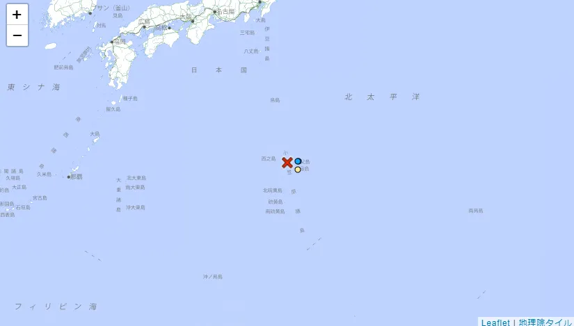 日本小笠原諸島發生規模5.6地震　最大震度4級無海嘯風險