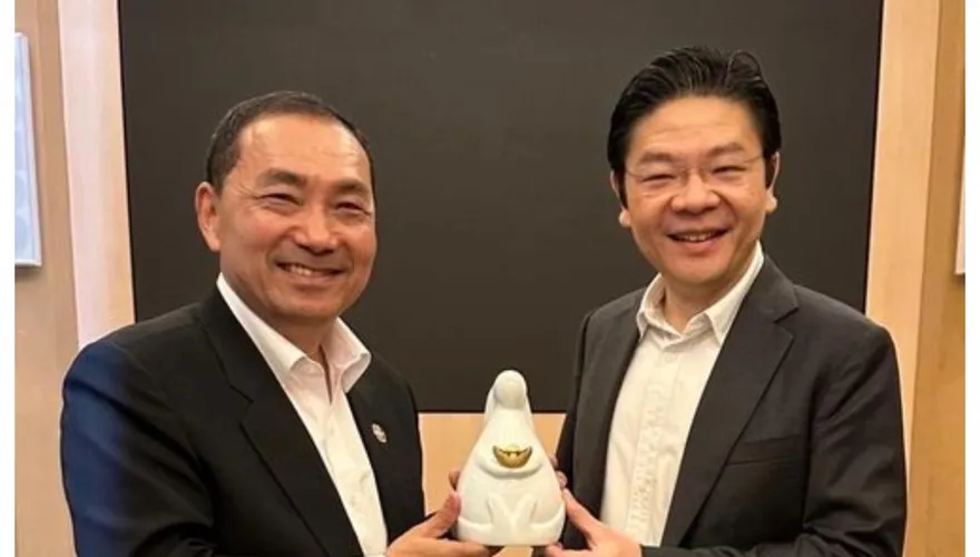 訪星Day3見「李顯龍接班人」！ 侯友宜曬合照：感謝老朋友熱情接待