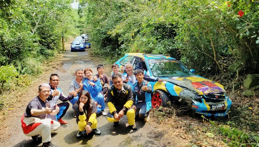 睽違7年！屏東滿州拉力賽開跑　廖老大率車隊尬車