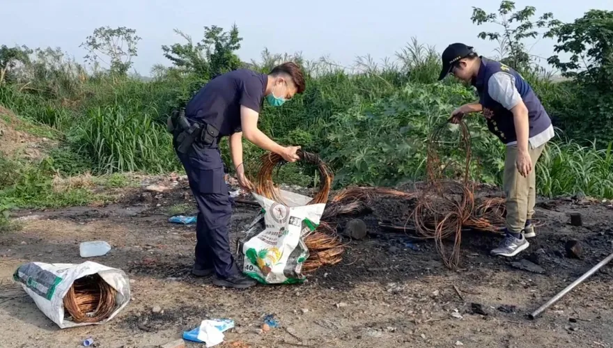 影/大甲媽遶境警力吃緊！2嫌「晝伏夜出」偷竊電纜線買毒被逮