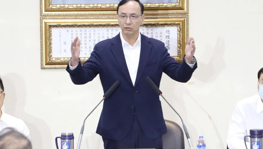 朱立倫轟賴清德「為選舉精神分裂」　嗆聲「別拿國民黨的香拜台獨神主牌」