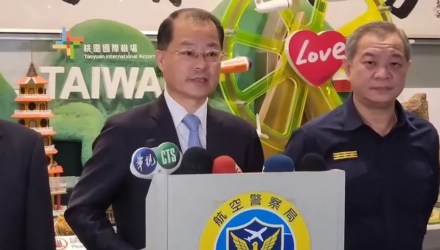 將「鯨魚」押解回台！警政署長黃明昭桃機記者會：「對弘仁會跟明仁會掃蕩不手軟」