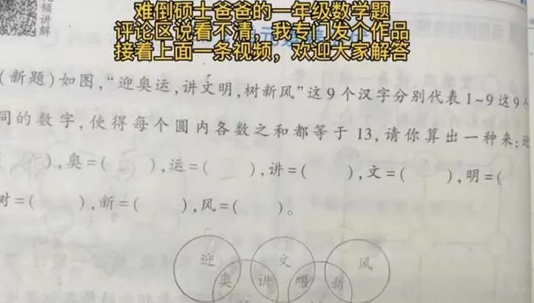 影/「10分鐘」算不出來！碩士爸解小一數學題急冒汗　兒默噴「要不看答案」...網笑：侮辱性極強