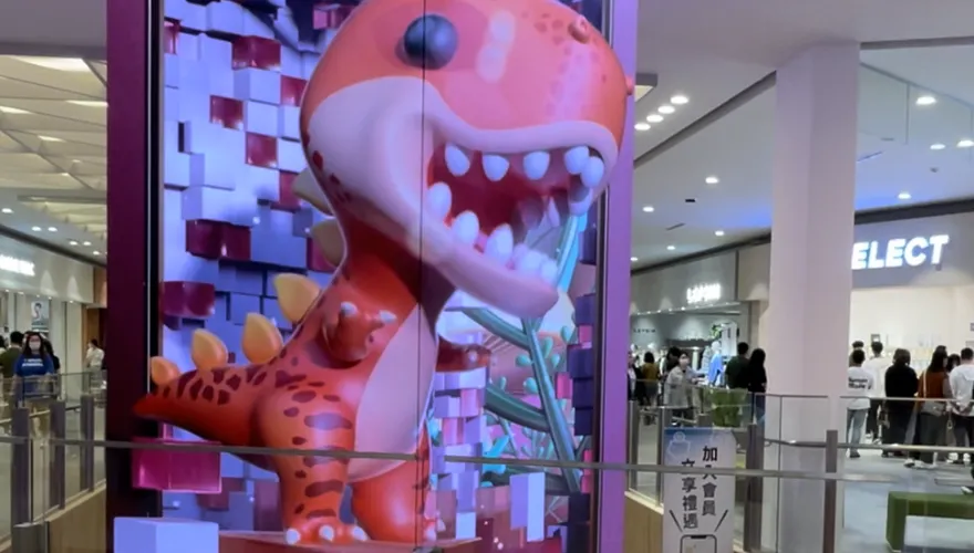 光磊先進顯示「裸視3D新技術」　Mitsui Shopping Park LaLaport 台中亮相