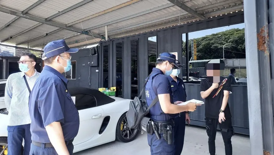 林口警執行擴大臨檢威力掃蕩　全面查辦轄內不法業者