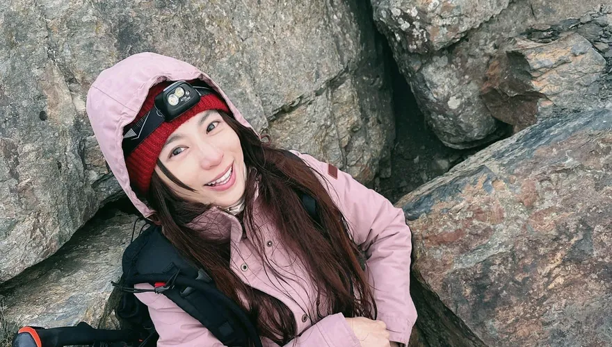 田馥甄登頂玉山！自曝「眼淚、鼻水分不清」…竟釣出曾格爾回應
