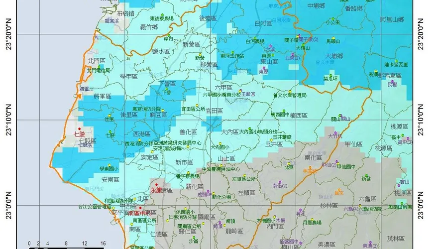 集氣！台南市區大雨狂炸3小時　曾文水庫蓄水量才漲0.02%