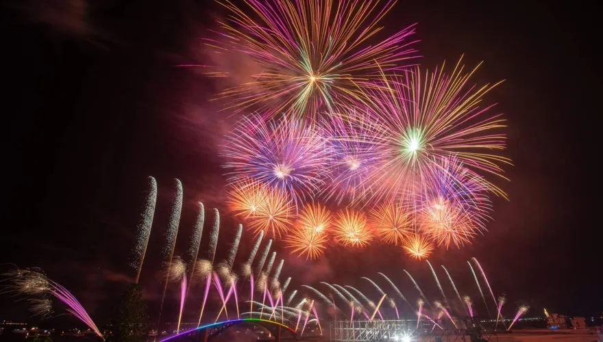 澎湖花火節離島首場晚間登場！閃耀吉貝嶼夜空