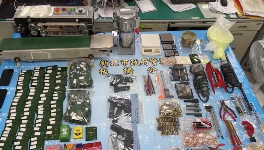 從板橋殺到台南！警南下300公里搗毒窟　順手再破兵工廠逮2嫌