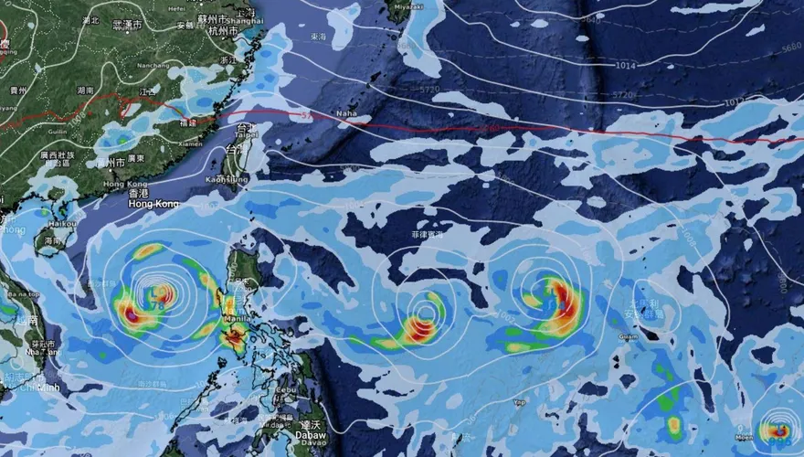 今年梅雨恐不妙！最新天氣預測驚見「颱風排排站」　氣象局給答案了