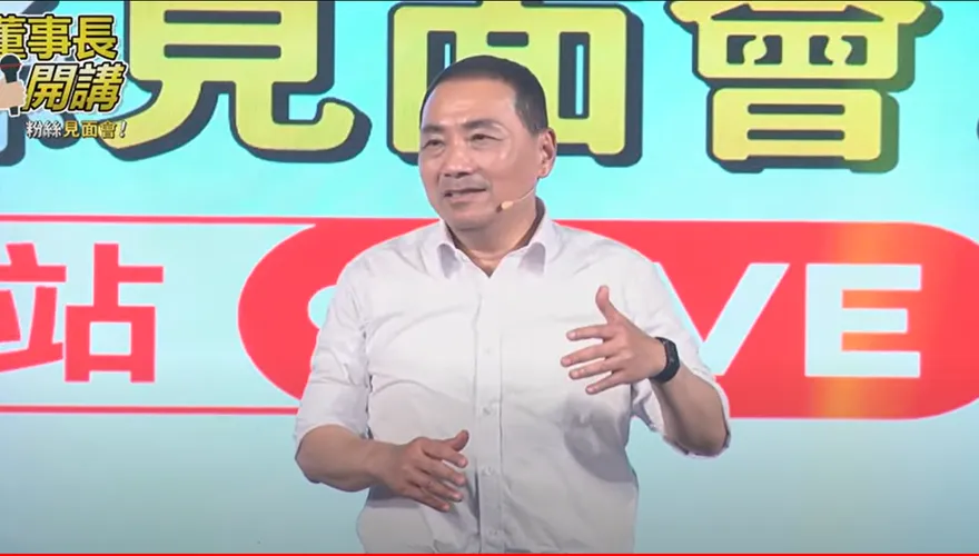 影/民眾挑戰「核電立場」　侯友宜直球對決！選總統能源政策曝光了