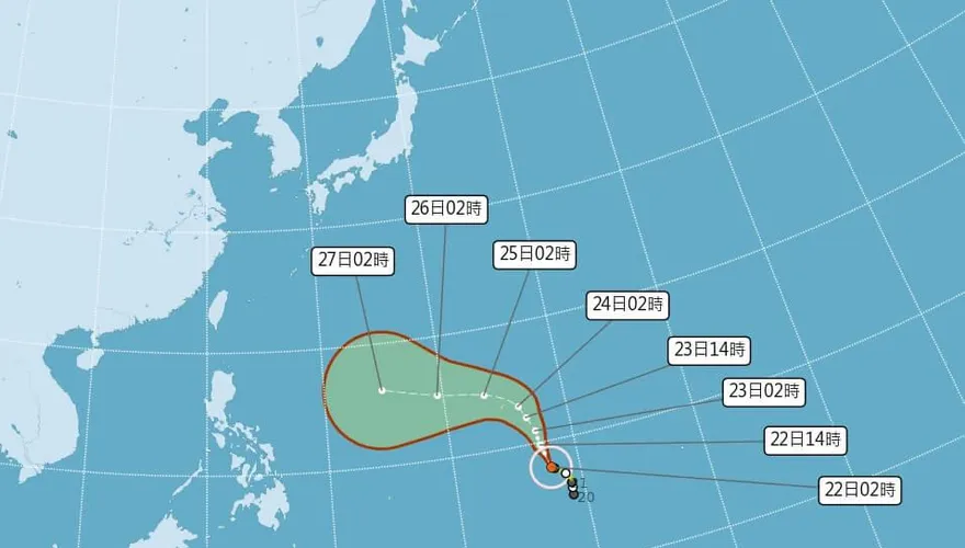 颱風瑪娃轉中颱　吳德榮曝「不排除達強颱」對台影響待觀察