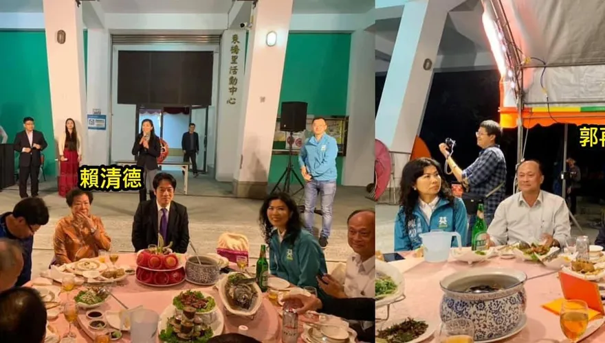 曬與郭再欽同桌吃飯照　徐巧芯質疑賴清德「為何說謊不認識？」