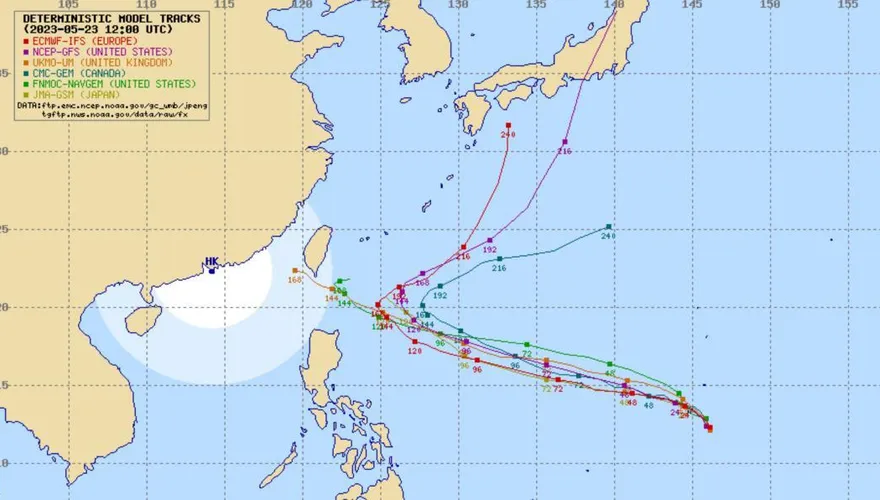 各國預測「強颱瑪娃」路線曝光　專家急喊：快防颱