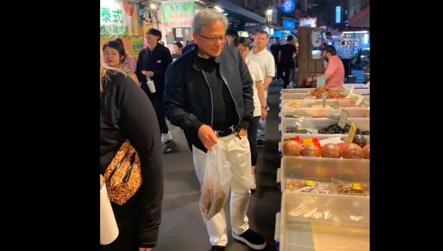 黃仁勳「0保鑣」台灣逛夜市？外媒驚爆實際維安費用超驚人