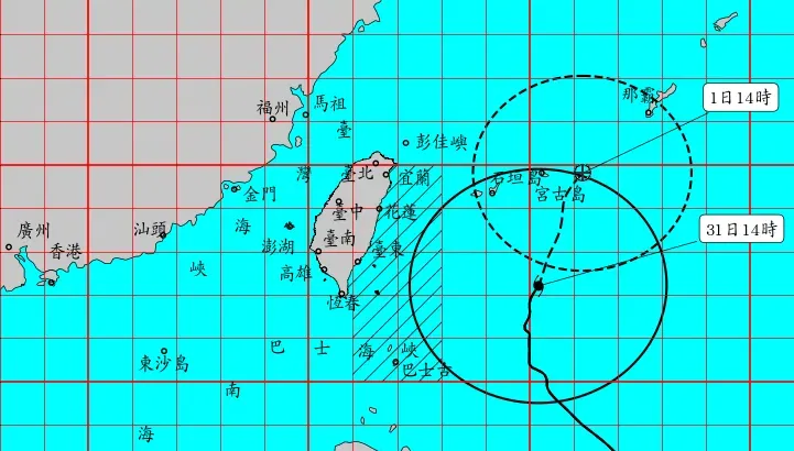快訊/瑪娃「暴風圈縮小」！氣象局：下午5點半「解除海警」