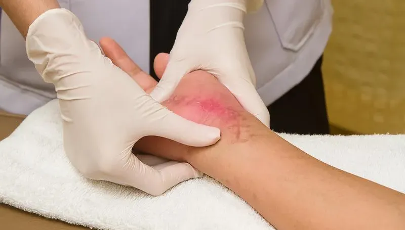 有解嗎？70歲老翁手術後「蟹足腫體質」讓傷口紅腫、癢痛睡不著！